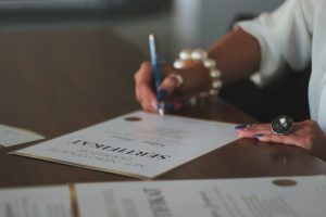 Certificate of net worthiness